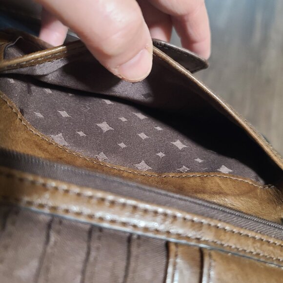 Vintage Fossil  "Long Live Vintage 1954" Women's Emory Wallet Leather Organizer - Picture 10 of 16